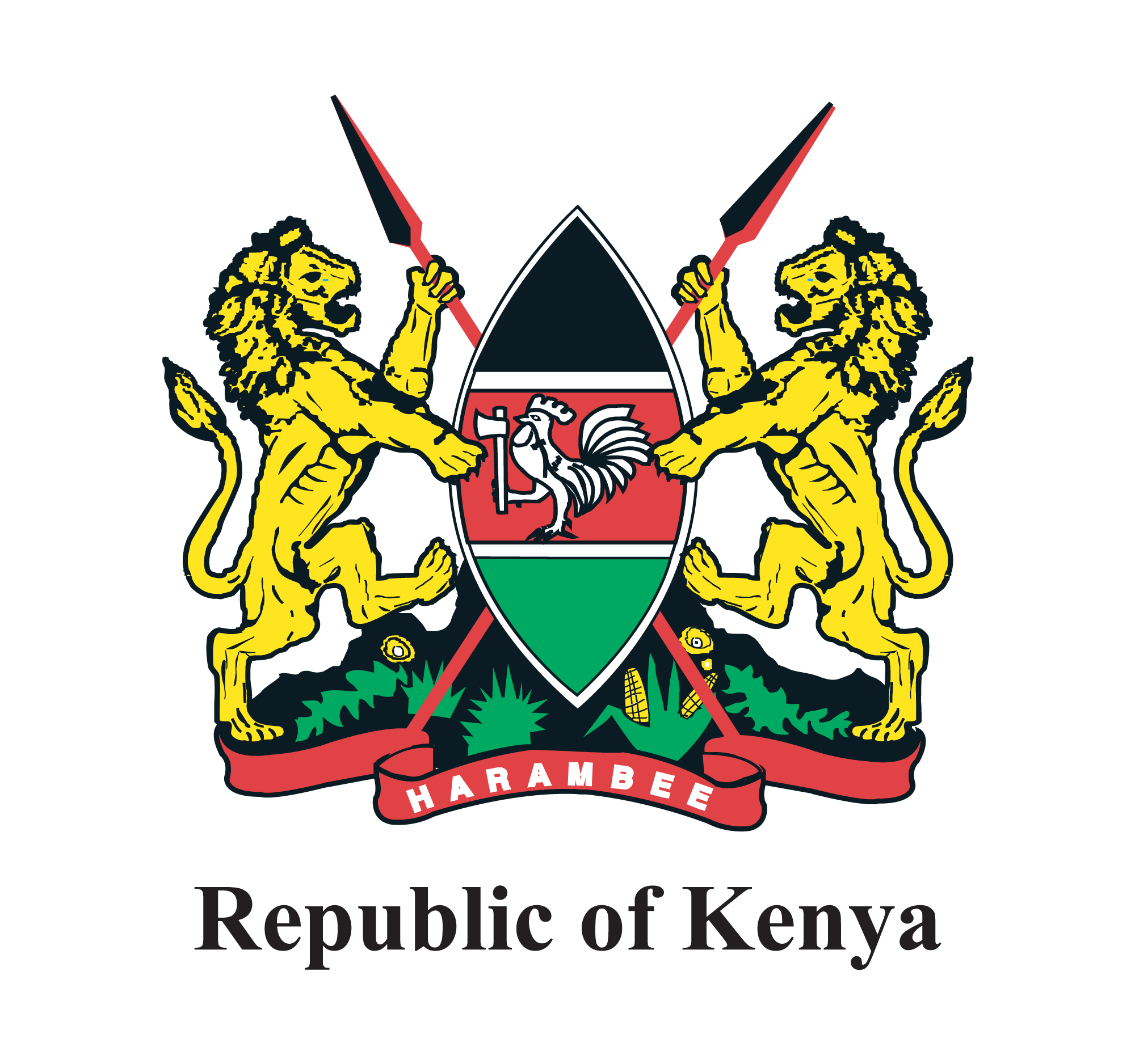 Coat Of Arms Kenya PNG Government Of Kenya Emblem GoK Logo PNG Coat Of Arms Kenya PNG Government Of Kenya Emblem GoK Logo PNG